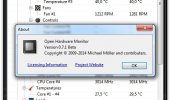 Скриншот №1 "Open Hardware Monitor 0.7.1"