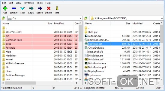 Распаковка формата 7z при помощи 7-zip file manager для Windows 7