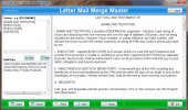 Скриншот №1 "SSuite Office - Mail Merge Master"