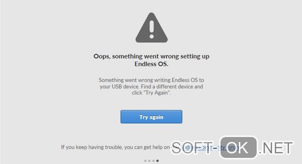 Ошибка Endless OS 3 при установке Windows 7 и 10